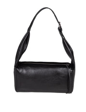 MAISON MARGIELA BLACK LEATHER EAST WEST MEDIUM SHOULDER BAG