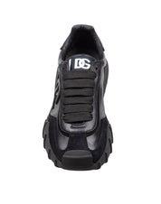 DOLCE & GABBANA SNEAKERS ATHLETIC IN PELLE NERO