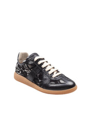 MAISON MARGIELA SNEAKERS REPLICA NERO IN PIZZO