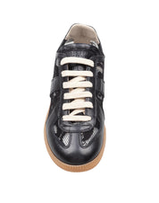 MAISON MARGIELA SNEAKERS REPLICA NERO IN PIZZO
