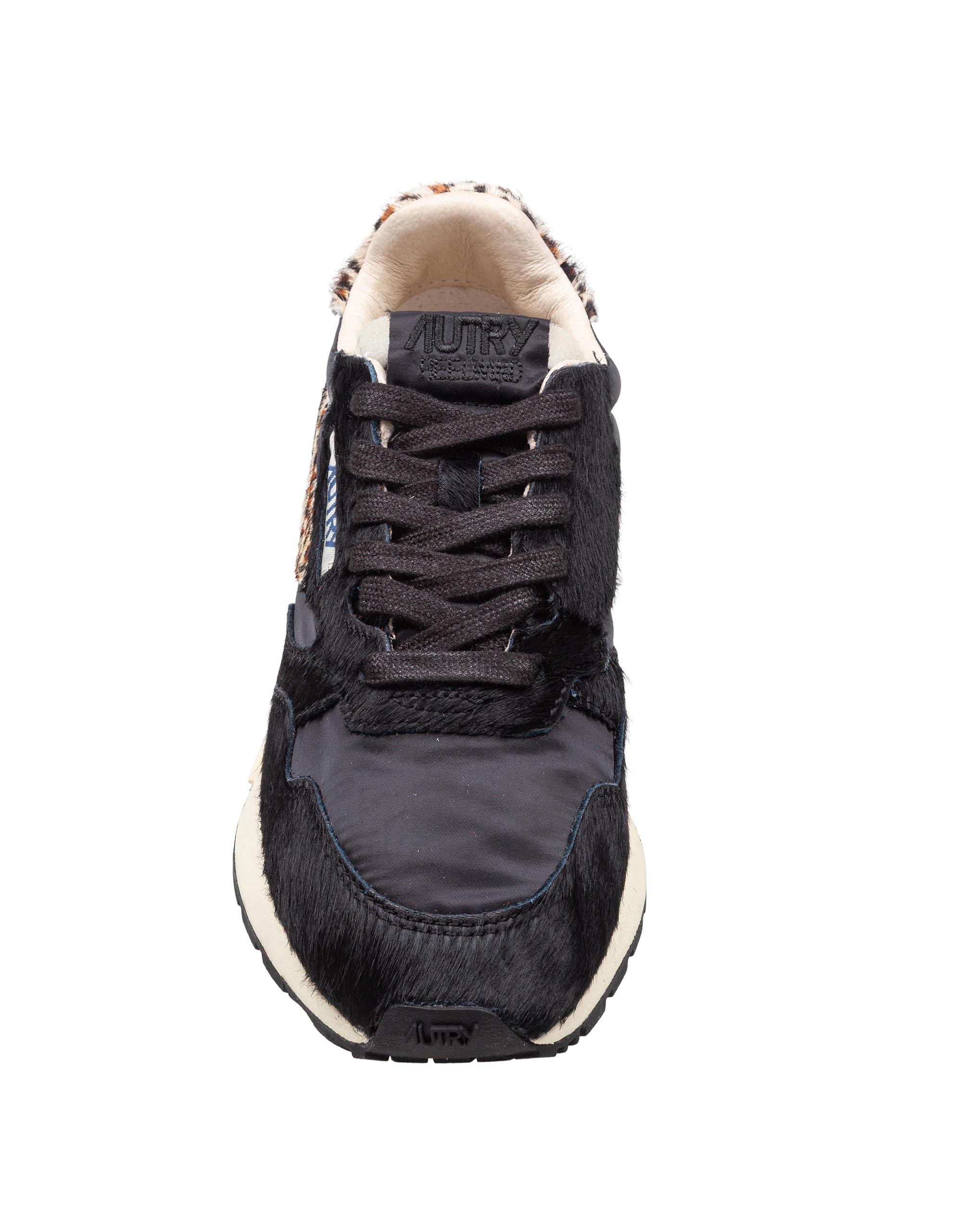 AUTRY SNEAKERS REELWIND LOW IN SUEDE E NYLON COLORE NERO