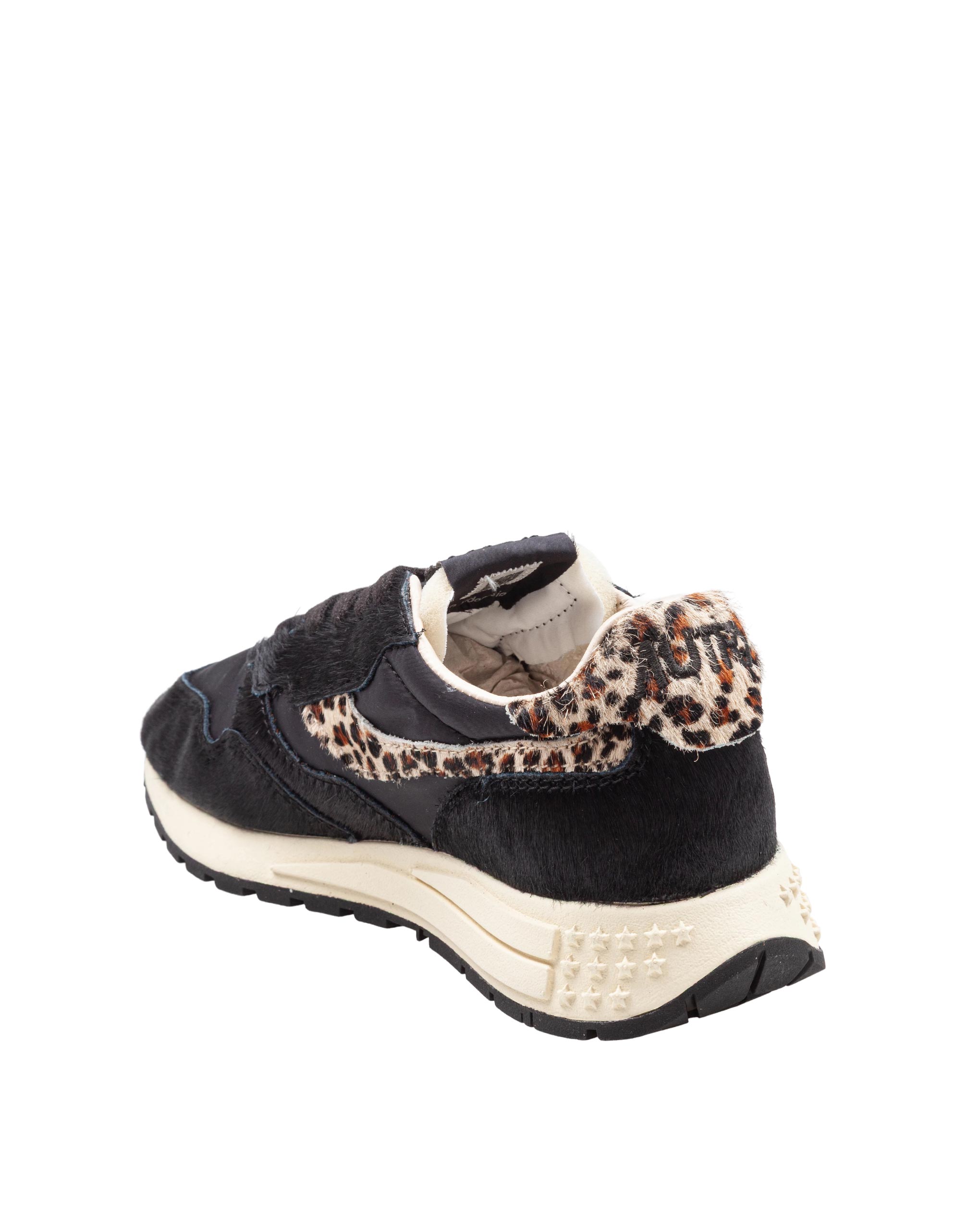 AUTRY SNEAKERS REELWIND LOW IN SUEDE E NYLON COLORE NERO