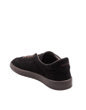 PIUMHA SNEAKERS IN CAMOSCIO COLORE NERO/GRIGIO