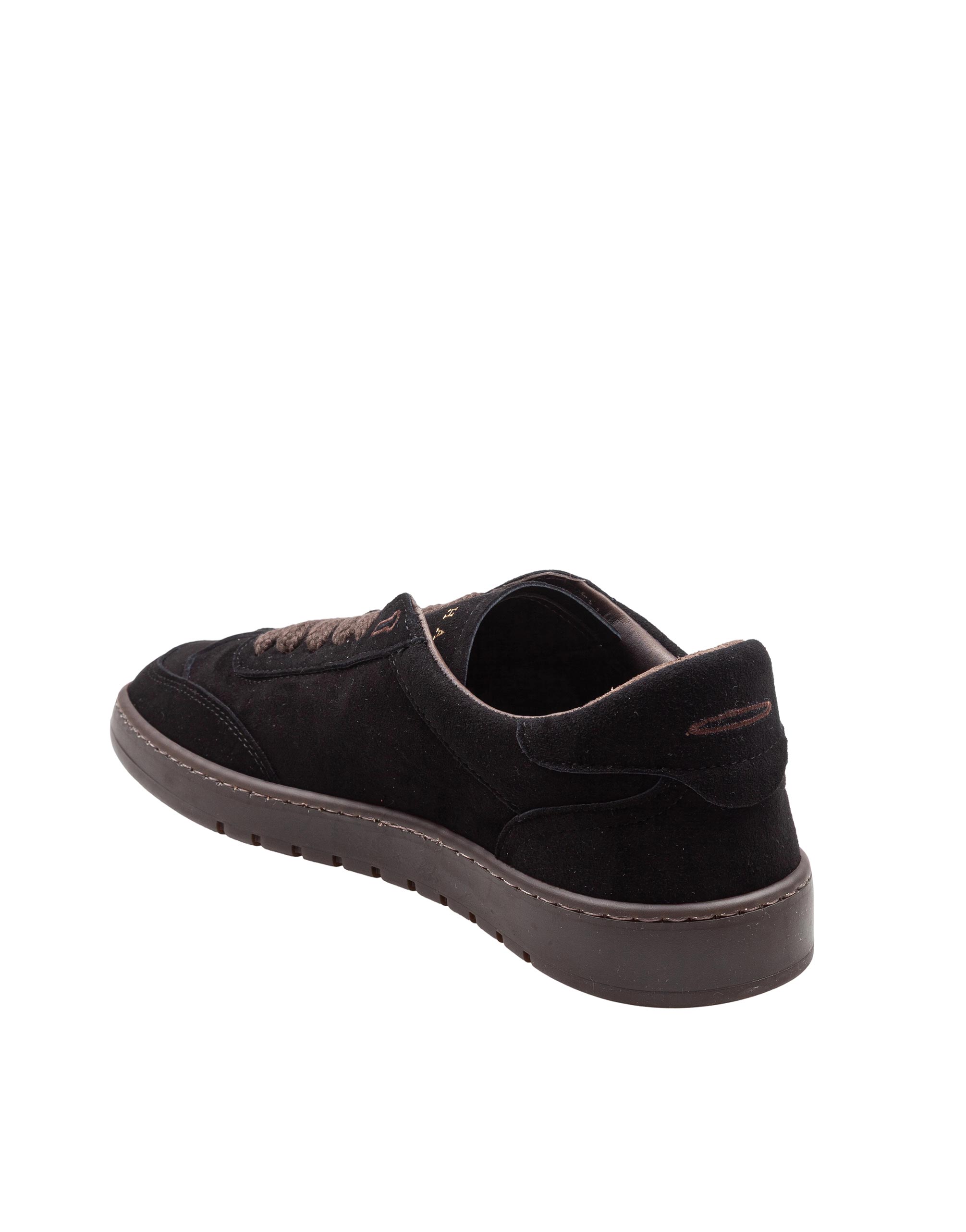PIUMHA SNEAKERS IN CAMOSCIO COLORE NERO/GRIGIO