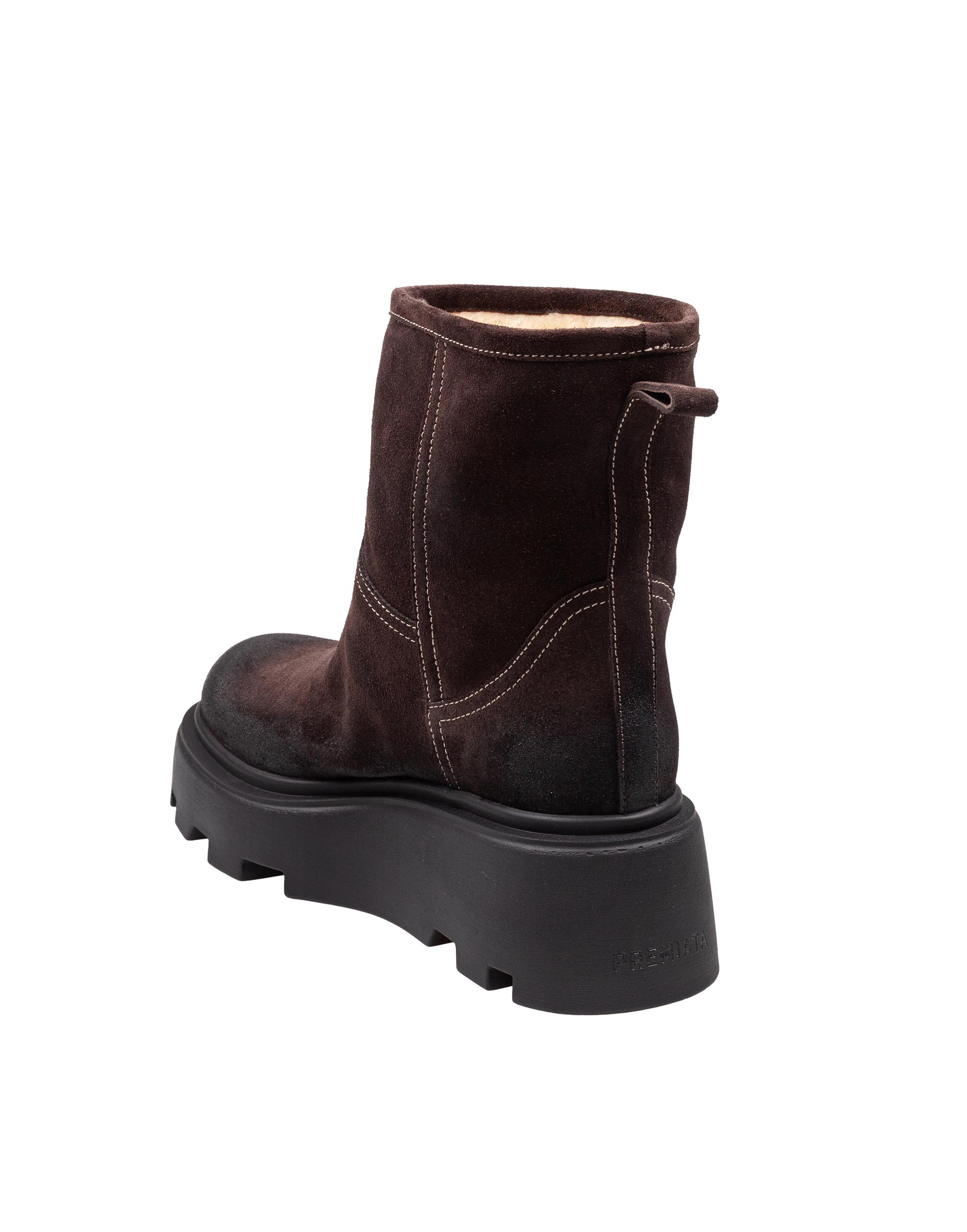 PREMIATA SUEDE ANKLE BOOT IN TAN