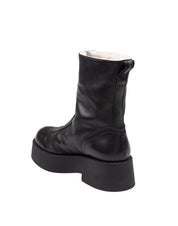 PREMIATA BLACK LEATHER ANKLE BOOT