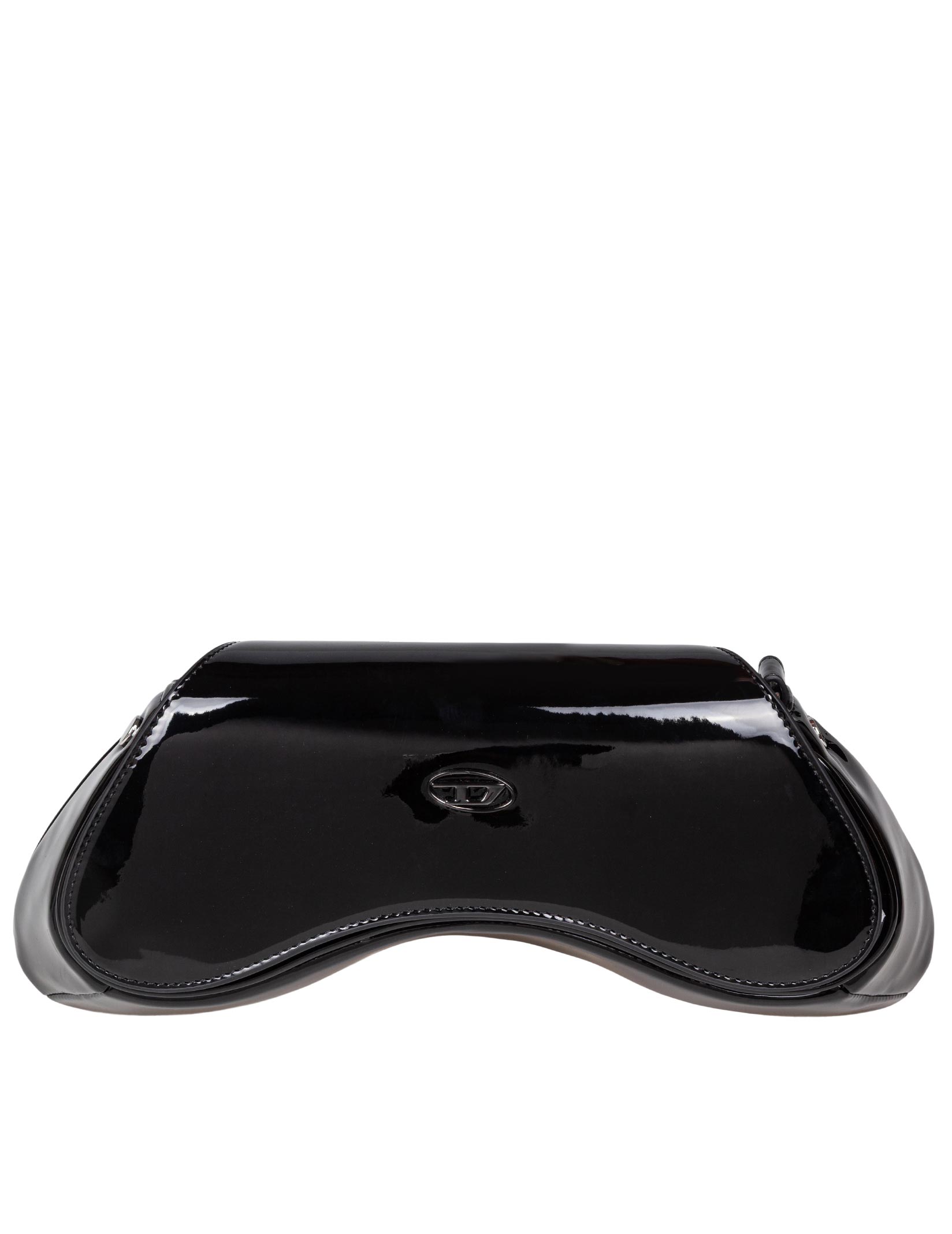 DIESEL BORSA BORSA A SPALLA PLAY LUCIDA COLORE NERO