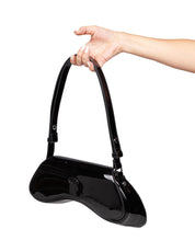 DIESEL BORSA BORSA A SPALLA PLAY LUCIDA COLORE NERO
