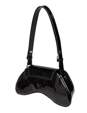 DIESEL BORSA BORSA A SPALLA PLAY LUCIDA COLORE NERO