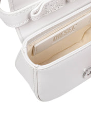 DIESEL MINI BORSA A MANO 1DR IN PELLE COLORE BIANCO