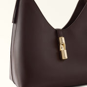 FURLA BORSA HOBO GOCCIA M IN PELLE COLORE CIOCCOLATO
