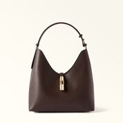FURLA BORSA HOBO GOCCIA M IN PELLE COLORE CIOCCOLATO
