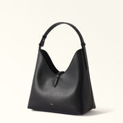 FURLA GOCCIA M HOBO IN LEATHER BLACK