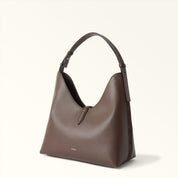 FURLA GOCCIA M HOBO BAG IN ESPRESSO LEATHER