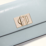 FURLA BORSA 1927 MINI CROSSBODY IN PELLE COLORE CELESTE