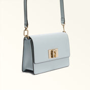 FURLA BORSA 1927 MINI CROSSBODY IN PELLE COLORE CELESTE