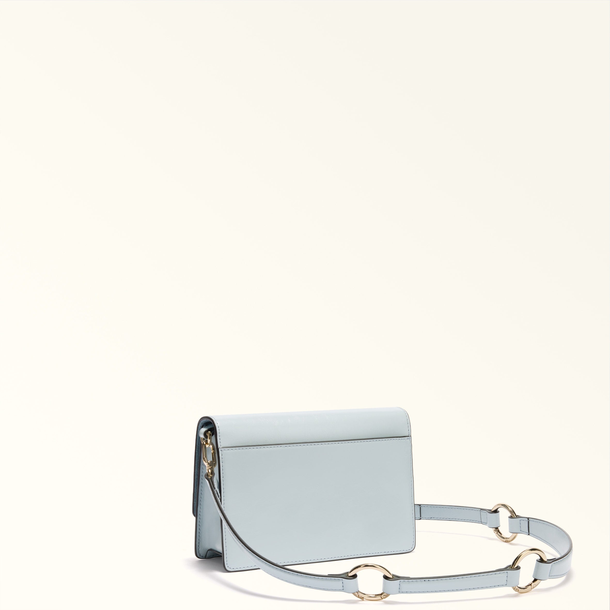 FURLA BORSA 1927 MINI CROSSBODY IN PELLE COLORE CELESTE