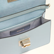 FURLA BORSA 1927 MINI CROSSBODY IN PELLE COLORE CELESTE