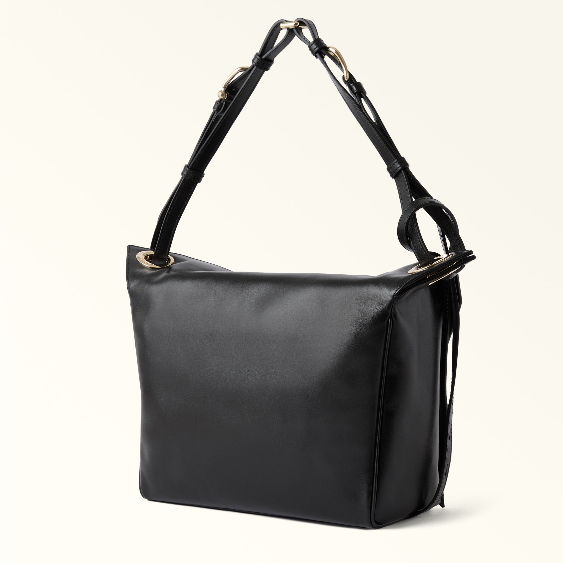 FURLA BORSA A SPALLA GINEVRA M IN PELLE NERA