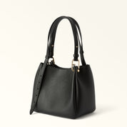 FURLA BORSA TOTE M NUVOLA IN PELLE COLORE NERO