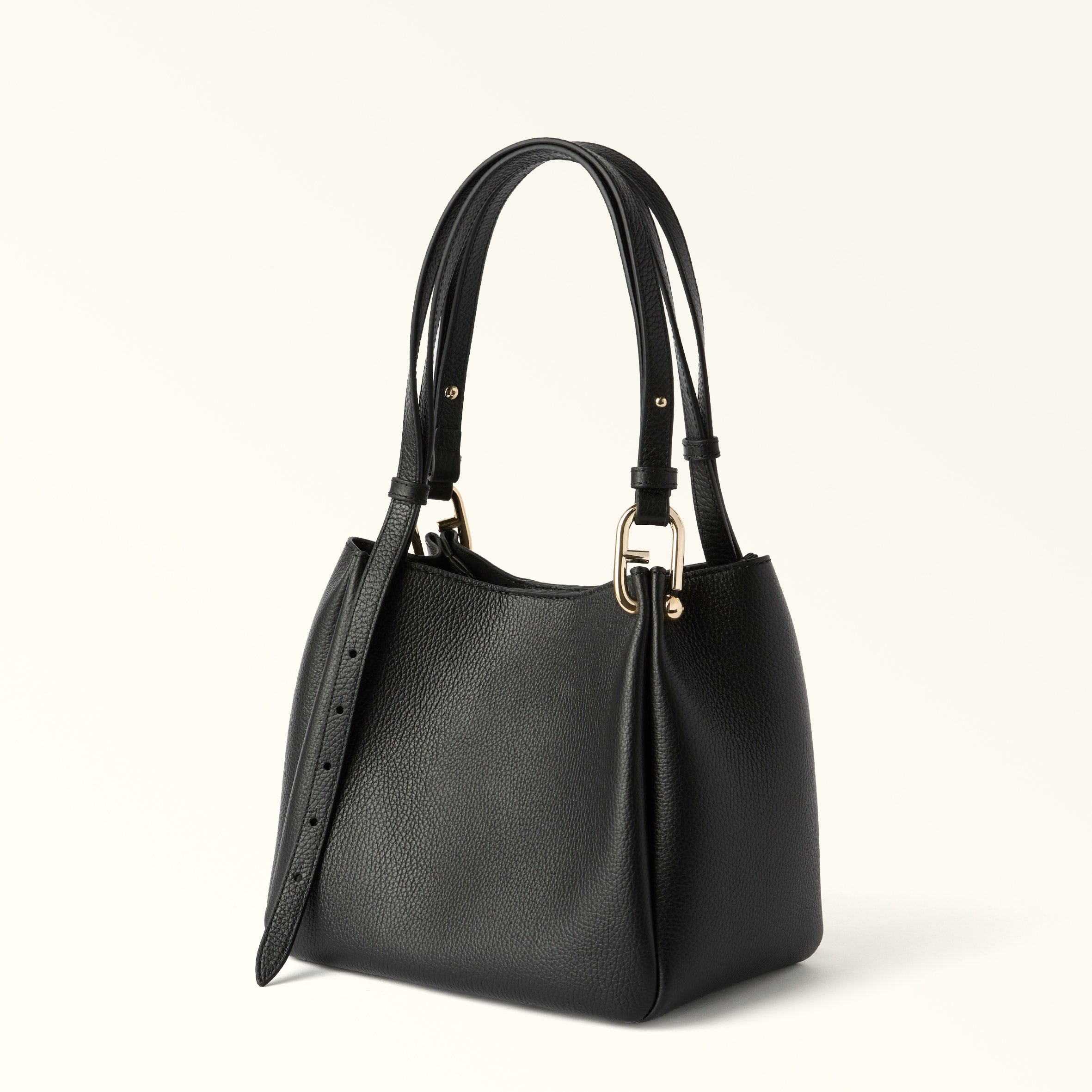 FURLA BORSA TOTE M NUVOLA IN PELLE COLORE NERO