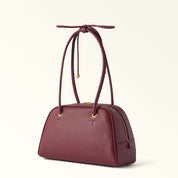 FURLA POPPY M LEATHER SHOULDER BAG