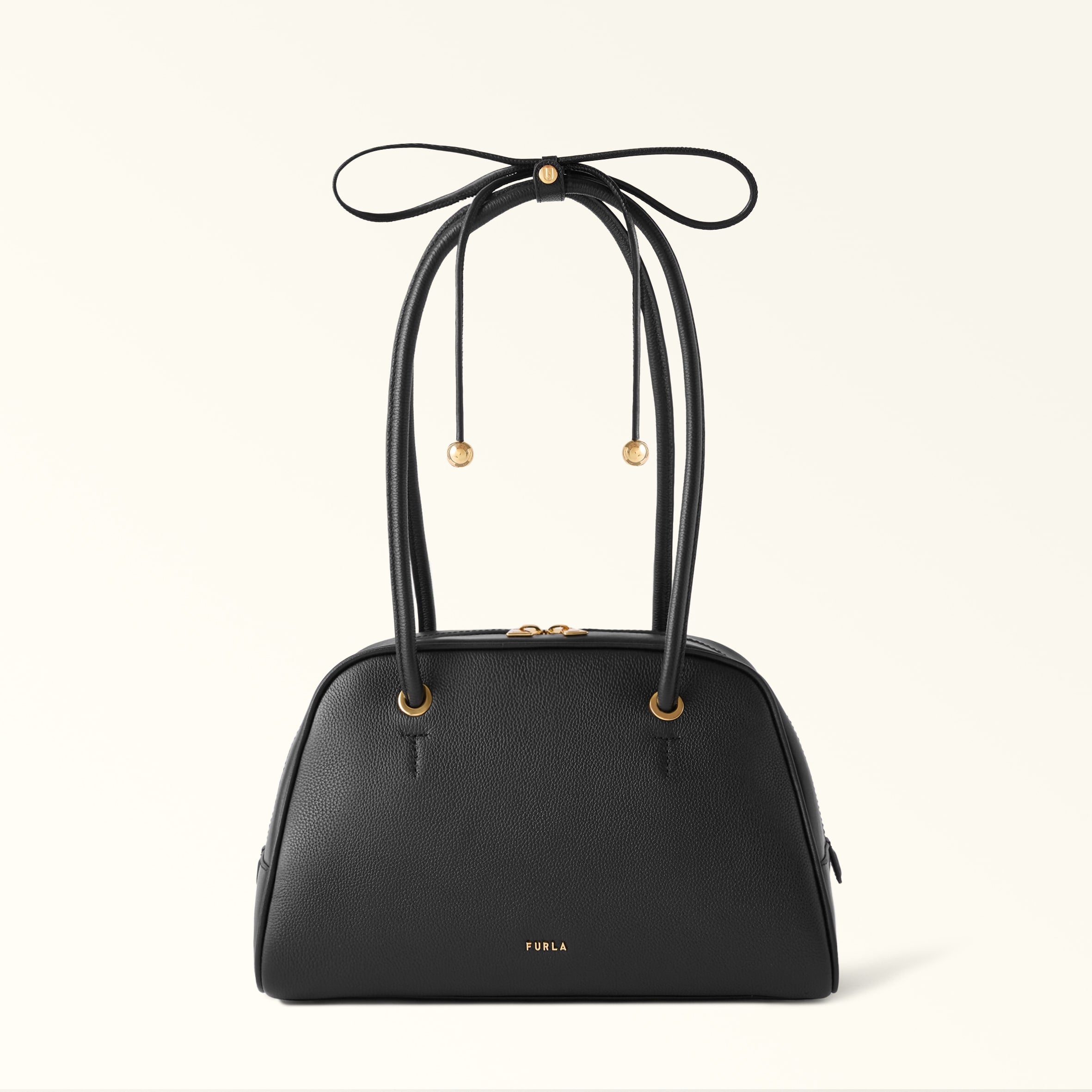 FURLA BORS A SPALLA POPPY M IN PELLE COLORE NERO