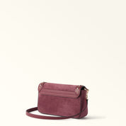 FURLA BORSA A SPALLA IRIDE MINI IN SUEDE CON BORCHIE
