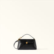 FURLA SFERA SOFT MINI CROSSBODY IN BLACK NAPPA LEATHER