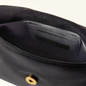 FURLA SFERA SOFT MINI CROSSBODY IN BLACK NAPPA LEATHER