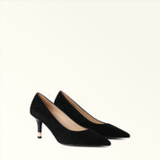 FURLA ARIA BLACK SUEDE DECOLLETÉ PUMPS
