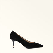 FURLA ARIA BLACK SUEDE DECOLLETÉ PUMPS