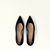 FURLA ARIA BLACK SUEDE DECOLLETÉ PUMPS