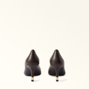 FURLA ARIA DECOLLETE CHOCOLATE LEATHER