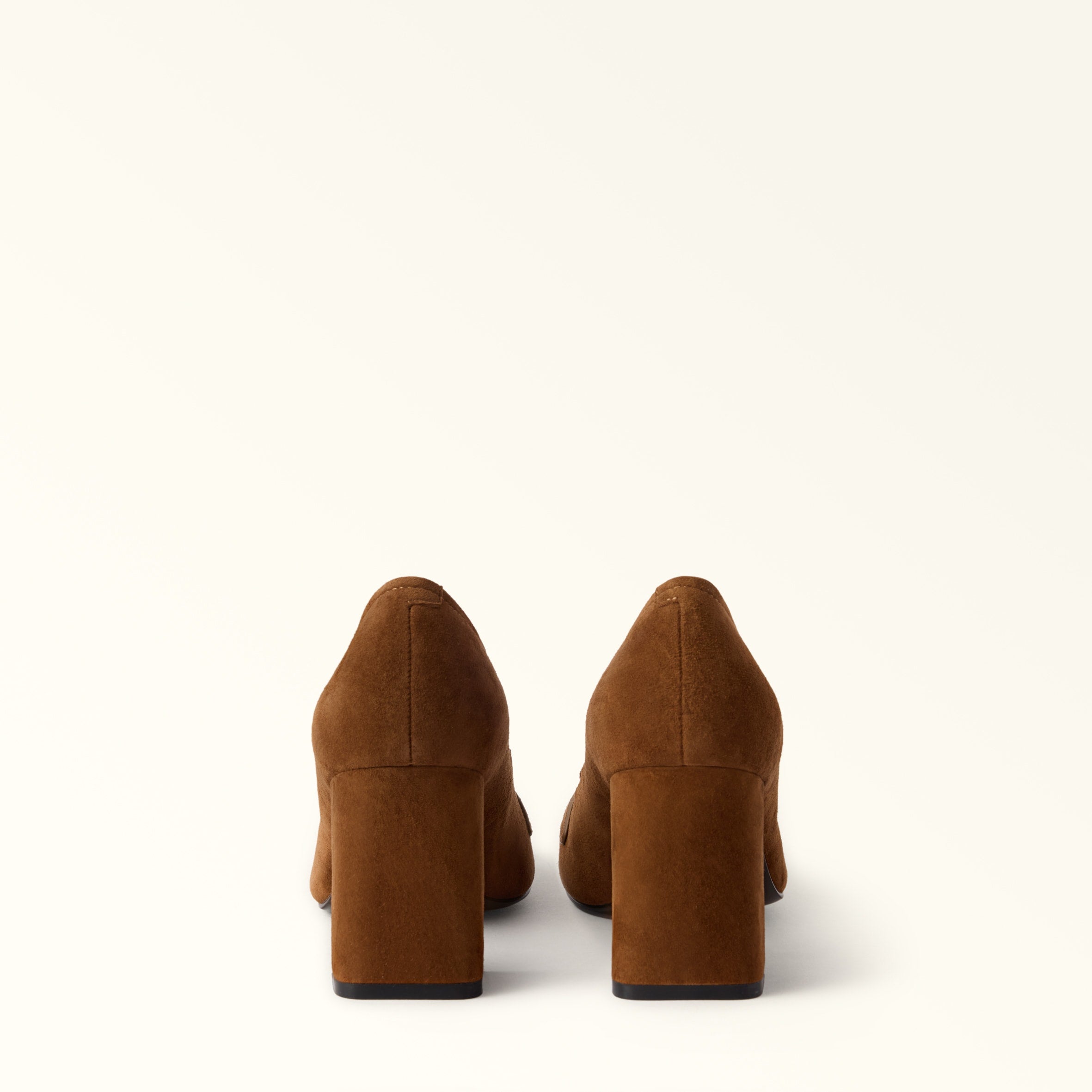 FURLA SOLID MOCA-PUMP IN CAMOSCIO COGNAC