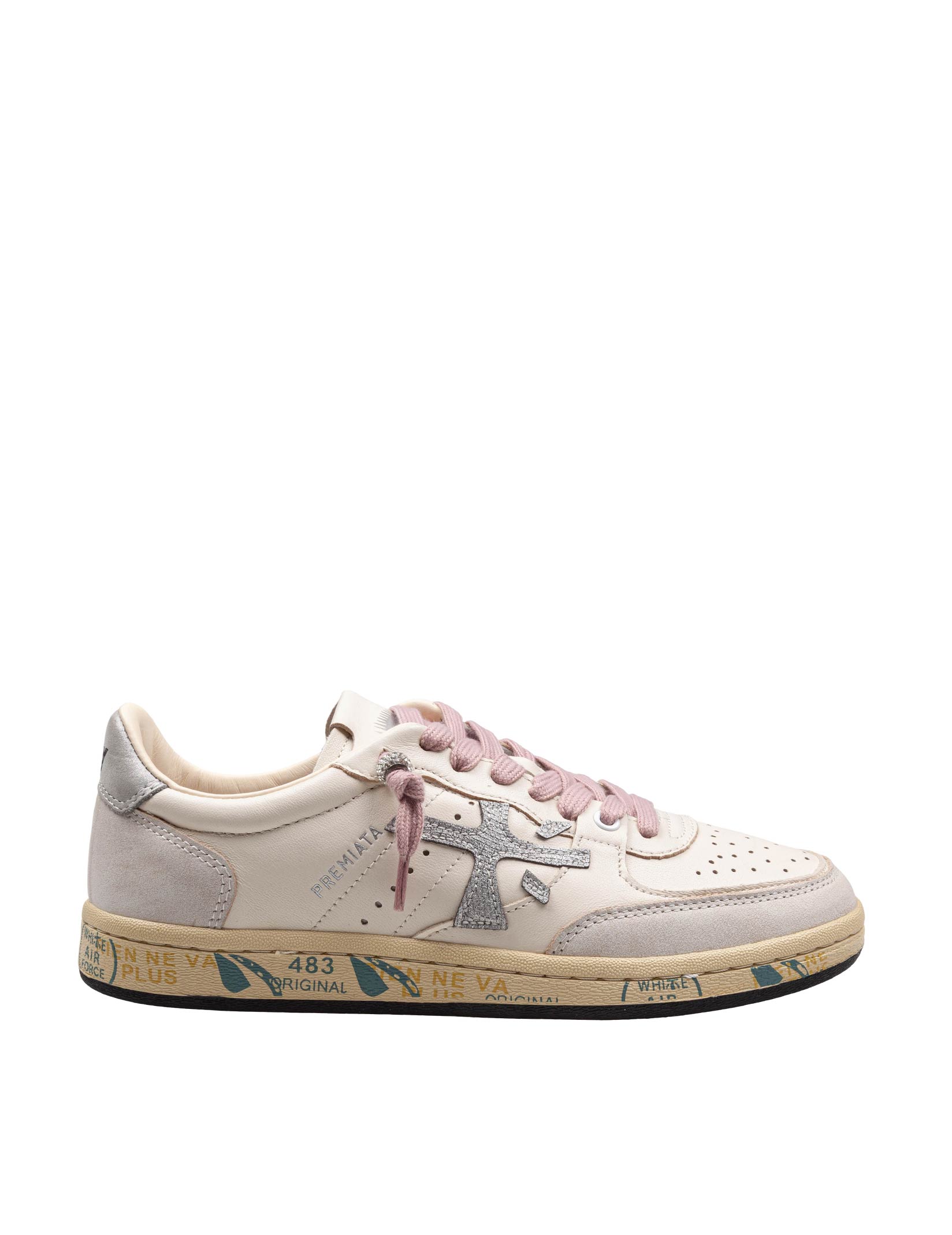 PREMIATA CLAY SNEAKERS IN WHITE